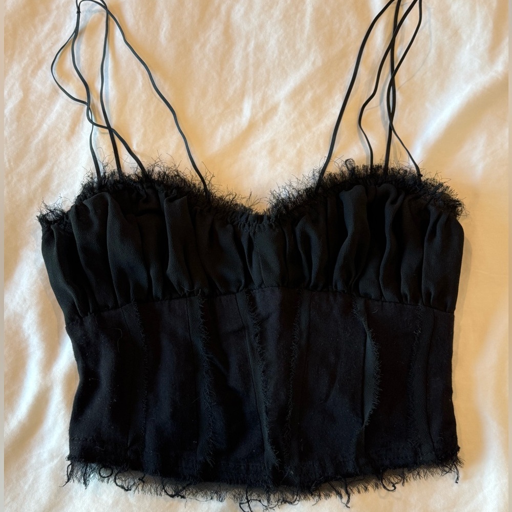 Urban Outfitrers Ronny Raw Edge Top